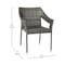Flash Furniture Gray PE Rattan Wicker Patio Dining Chair TT-TT02-GY-GG - alternate 10